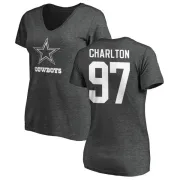 Taco Charlton Women's Dallas Cowboys One Color T-Shirt - Ash