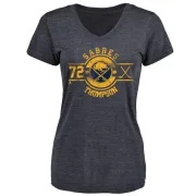 Tage Thompson Women's Buffalo Sabres Insignia Tri-Blend T-Shirt - Navy