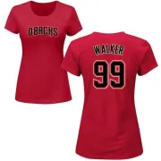 Taijuan Walker Women's Arizona Diamondbacks Name & Number T-Shirt - Crimson