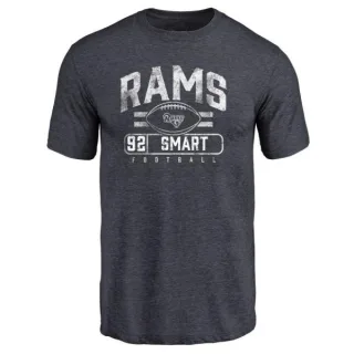 Tanzel Smart Los Angeles Rams Flanker Tri-Blend T-Shirt - Navy