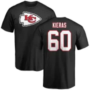 Tautvydas Kieras Kansas City Chiefs Name & Number Logo T-Shirt - Black