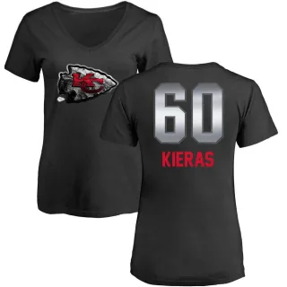 Tautvydas Kieras Women's Kansas City Chiefs Midnight Mascot T-Shirt - Black