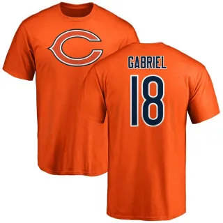 Taylor Gabriel Chicago Bears Name & Number Logo T-Shirt - Orange