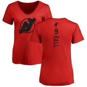 Taylor Hall Women's New Jersey Devils One Color Backer T-Shirt - Red