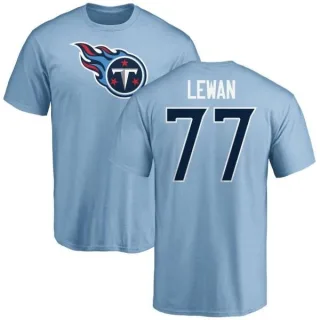 Taylor Lewan Tennessee Titans Name & Number Logo T-Shirt - Light Blue