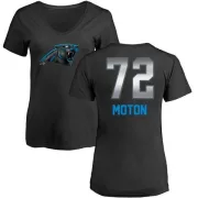 Taylor Moton Women's Carolina Panthers Midnight Mascot T-Shirt - Black