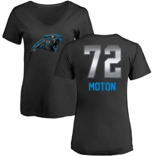 Taylor Moton Women's Carolina Panthers Midnight Mascot T-Shirt - Black