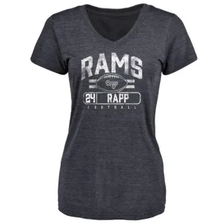 Taylor Rapp Women's Los Angeles Rams Flanker Tri-Blend T-Shirt - Navy