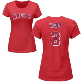 Taylor Ward Women's Los Angeles Angels Name & Number T-Shirt - Red