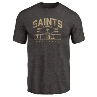 Taysom Hill New Orleans Saints Flanker Tri-Blend T-Shirt - Black