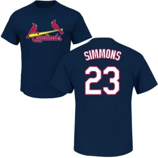 Ted Simmons St. Louis Cardinals Name & Number T-Shirt - Navy