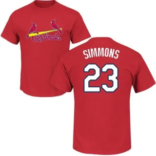 Ted Simmons St. Louis Cardinals Name & Number T-Shirt - Red