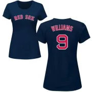 Ted Williams Women's Boston Red Sox Name & Number T-Shirt - Navy