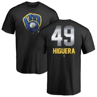 Teddy Higuera Milwaukee Brewers Midnight Mascot T-Shirt - Black