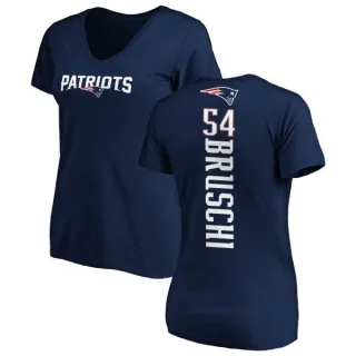 Tedy Bruschi Women's New England Patriots Backer Slim Fit T-Shirt - Navy