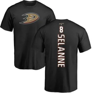 Teemu Selanne Anaheim Ducks Backer T-Shirt - Black
