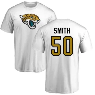 Telvin Smith Jacksonville Jaguars Name & Number Logo T-Shirt - White