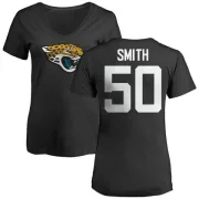 Telvin Smith Women's Jacksonville Jaguars Name & Number Logo Slim Fit T-Shirt - Black