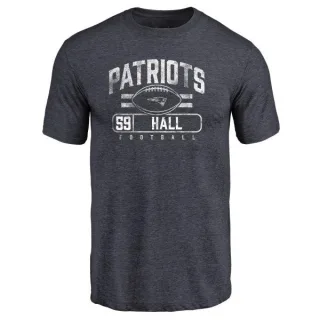 Terez Hall New England Patriots Flanker Tri-Blend T-Shirt - Navy