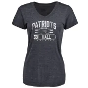 Terez Hall Women's New England Patriots Flanker Tri-Blend T-Shirt - Navy