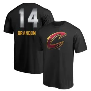 Terrell Brandon Cleveland Cavaliers Black Midnight Mascot T-Shirt