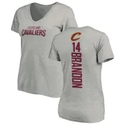 Terrell Brandon Women's Cleveland Cavaliers Ash Backer T-Shirt