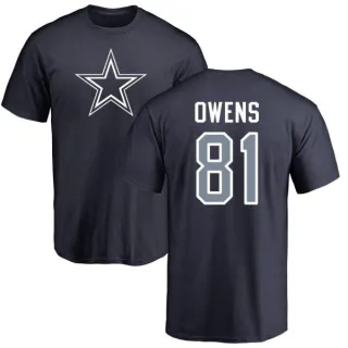 Terrell Owens Dallas Cowboys Name & Number Logo T-Shirt - Navy