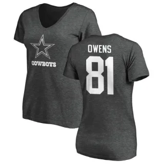 Terrell Owens Women's Dallas Cowboys One Color T-Shirt - Ash