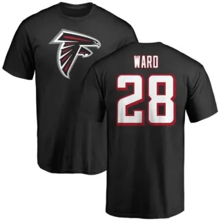 Terron Ward Atlanta Falcons Name & Number Logo T-Shirt - Black