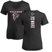 Terron Ward Women's Atlanta Falcons Backer Slim Fit T-Shirt - Black