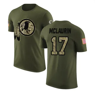 Terry McLaurin Washington Redskins Olive Salute to Service Legend T-Shirt