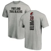 Terry Porter Portland Trail Blazers Ash Backer T-Shirt