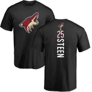 Thomas Steen Arizona Coyotes Backer T-Shirt - Black