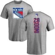 Tie Domi New York Rangers Backer T-Shirt - Ash