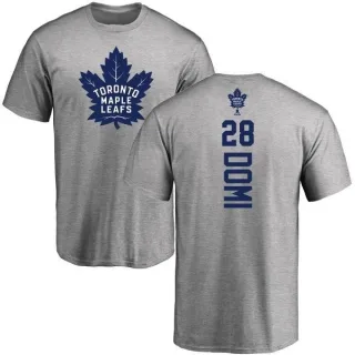 Tie Domi Toronto Maple Leafs Backer T-Shirt - Ash