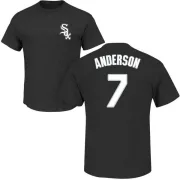 Tim Anderson Chicago White Sox Name & Number T-Shirt - Black