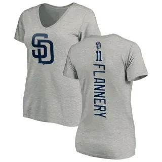 Tim Flannery Women's San Diego Padres Backer Slim Fit T-Shirt - Ash