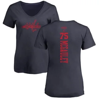 Tim McGauley Women's Washington Capitals One Color Backer T-Shirt - Navy