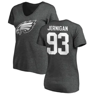 Timmy Jernigan Women's Philadelphia Eagles One Color T-Shirt - Ash