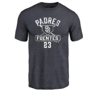 Tito Fuentes San Diego Padres Base Runner Tri-Blend T-Shirt - Navy