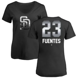 Tito Fuentes Women's San Diego Padres Midnight Mascot V-Neck T-Shirt - Black