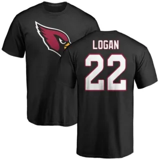 T.J. Logan Arizona Cardinals Name & Number Logo T-Shirt - Black