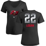 T.J. Logan Women's Tampa Bay Buccaneers Midnight Mascot T-Shirt - Black