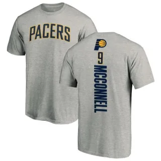 T.J. McConnell Indiana Pacers Ash Backer T-Shirt