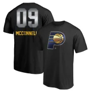 T.J. McConnell Indiana Pacers Black Midnight Mascot T-Shirt