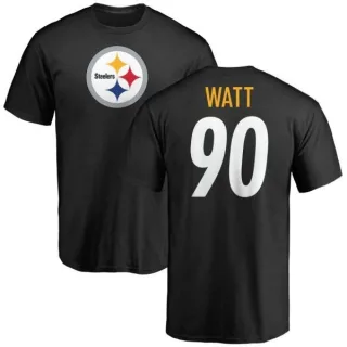 T.J. Watt Pittsburgh Steelers Name & Number Logo T-Shirt - Black