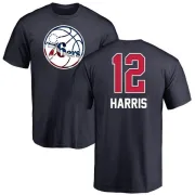 Tobias Harris Philadelphia 76ers Navy Name and Number Banner Wave T-Shirt