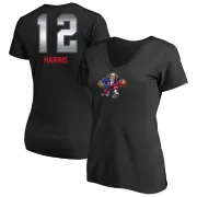 Tobias Harris Women's Philadelphia 76ers Black Midnight Mascot T-Shirt