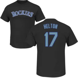Todd Helton Colorado Rockies Name & Number T-Shirt - Black