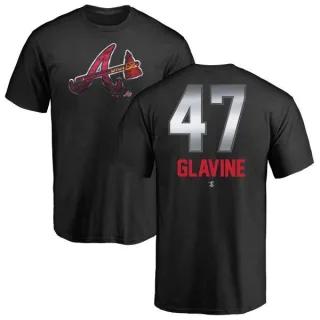 Tom Glavine Atlanta Braves Midnight Mascot T-Shirt - Black